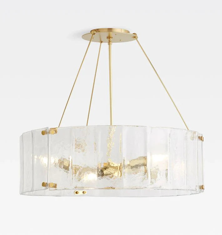 Willamette Glass Round Chandelier 48''-Blushlighting
