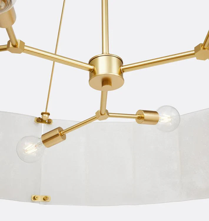Willamette Glass Round Chandelier 48''-Blushlighting