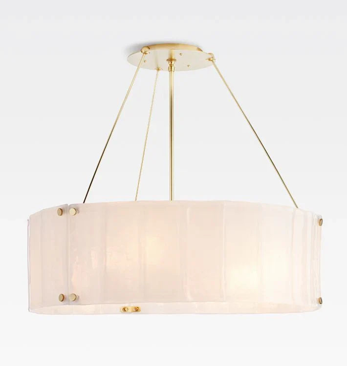Willamette Glass Round Chandelier 48''-Blushlighting