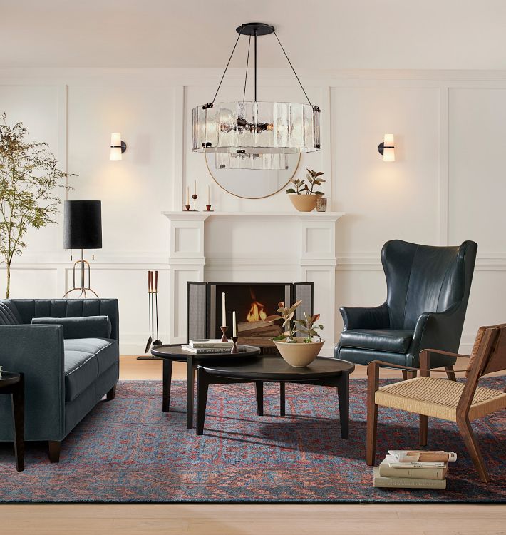 Willamette Glass Round Chandelier 48''-Bronze-Clear-Blushlighting