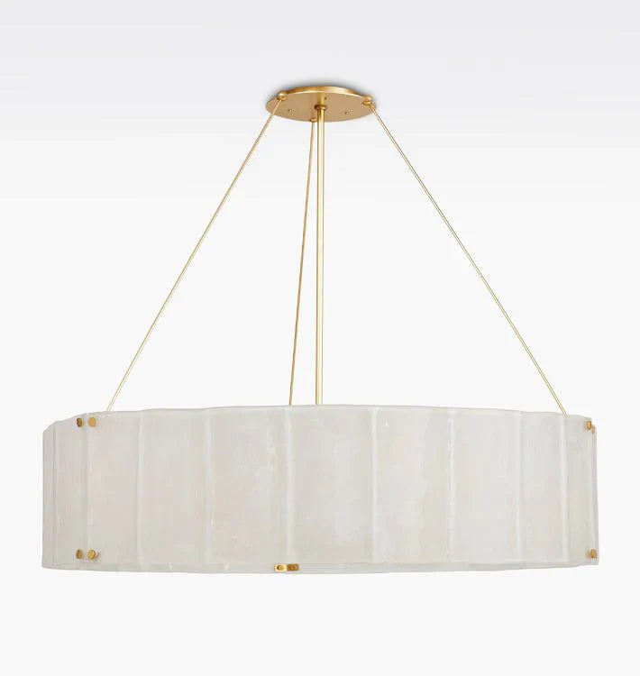 Willamette Glass Round Chandelier 48''-Blushlighting
