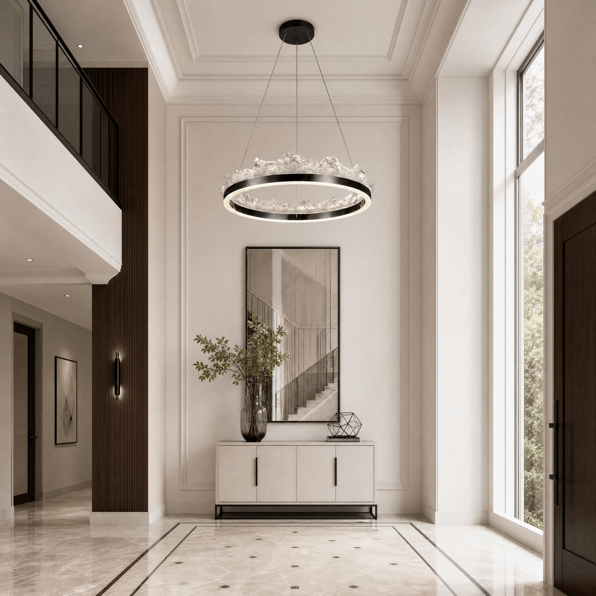Wind & Wave Modern Sculptural Pendant Light - Blushlighting