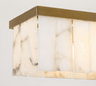 Windham Alabaster Linear Chandelier (49")