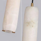 Wrenna Alabaster Flute Wall Lamp - D 7cm x H 38cm / ∅ 2.8″ x H 15″Brass＆White1 pieceBlushlighting