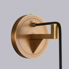 Wrenna Alabaster Flute Wall Lamp - D 7cm x H 38cm / ∅ 2.8″ x H 15″Brass＆White1 pieceBlushlighting