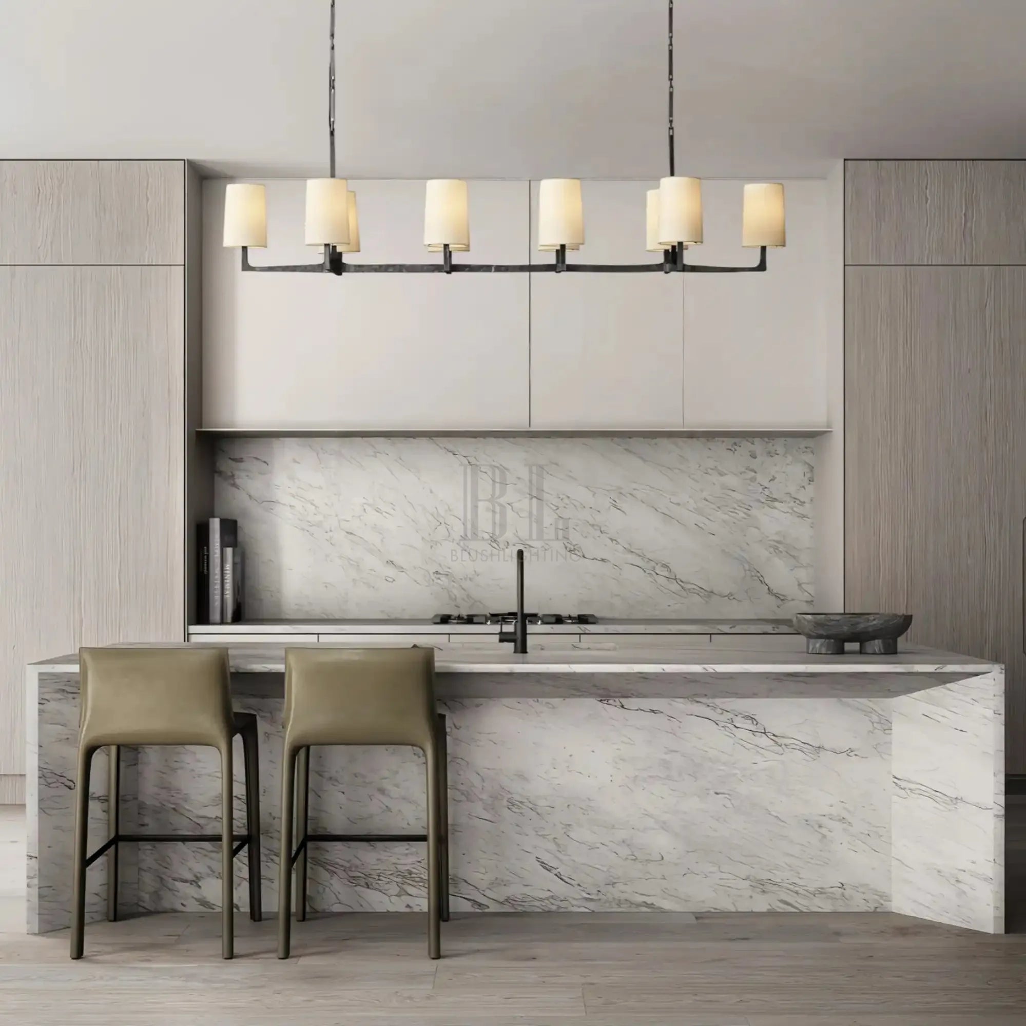 Wrighy Linear Chandelier 54'' 72'' - Blushlighting