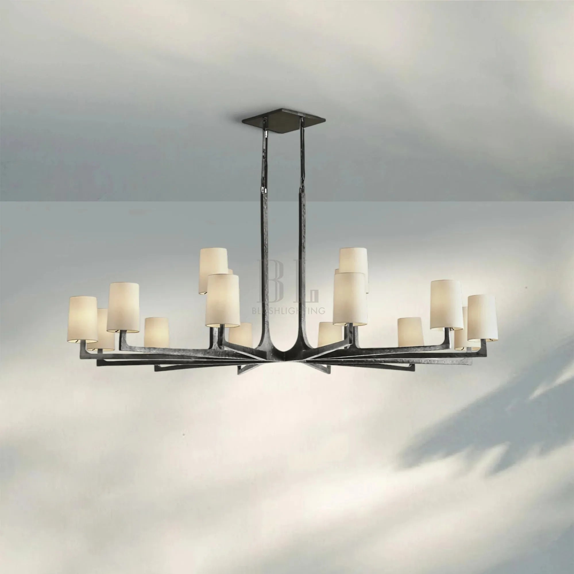 Wrighy Round Chandelier 36'' 48'' 60'' - Blushlighting
