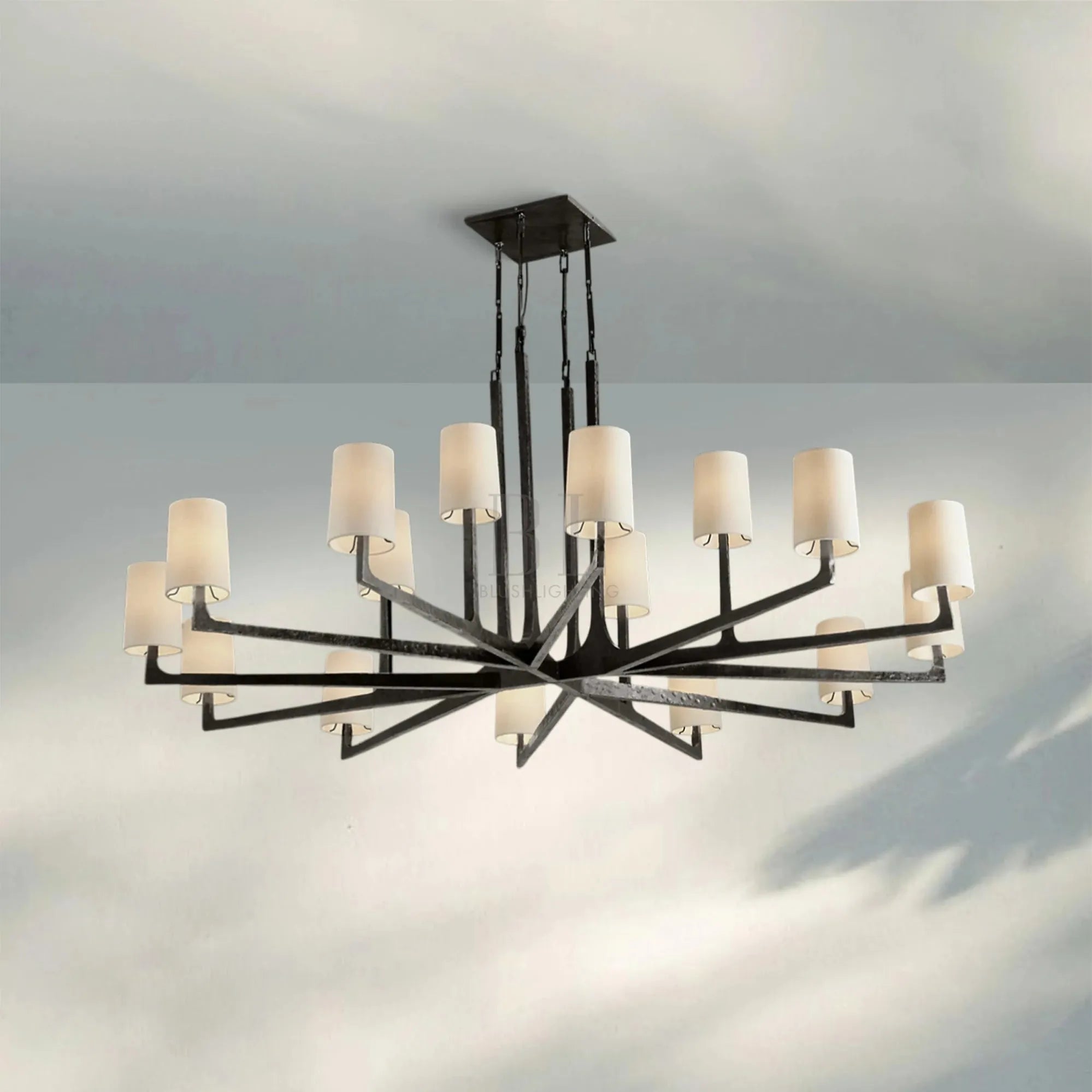 Wrighy Round Chandelier 36'' 48'' 60'' - Blushlighting