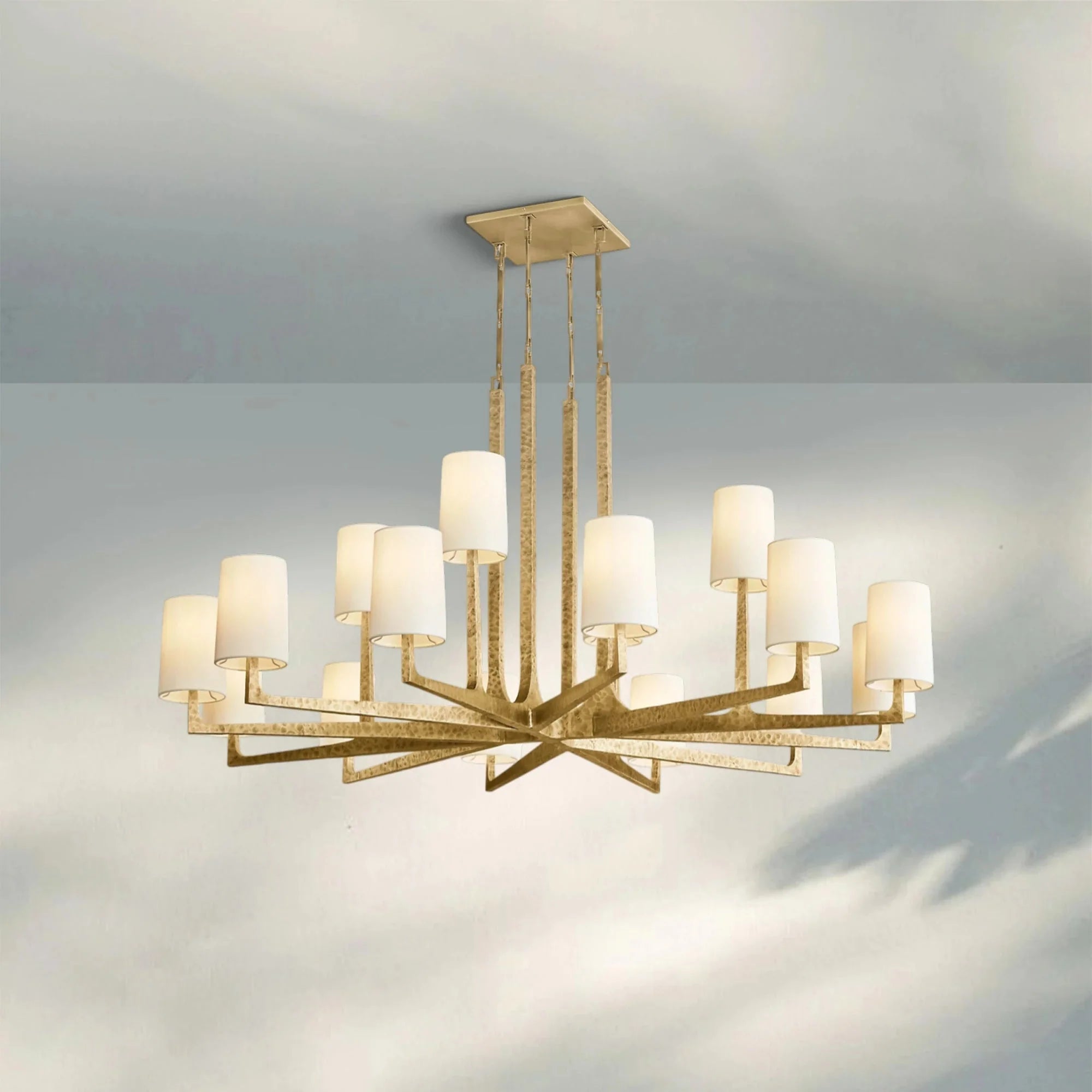 Wrighy Round Chandelier 36'' 48'' 60'' - Blushlighting