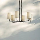 Wrighy Round Chandelier 36'' 48'' 60''-36''-Hammered Iron-