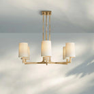 Wrighy Round Chandelier 36'' 48'' 60''-36''-Hammered Brass-