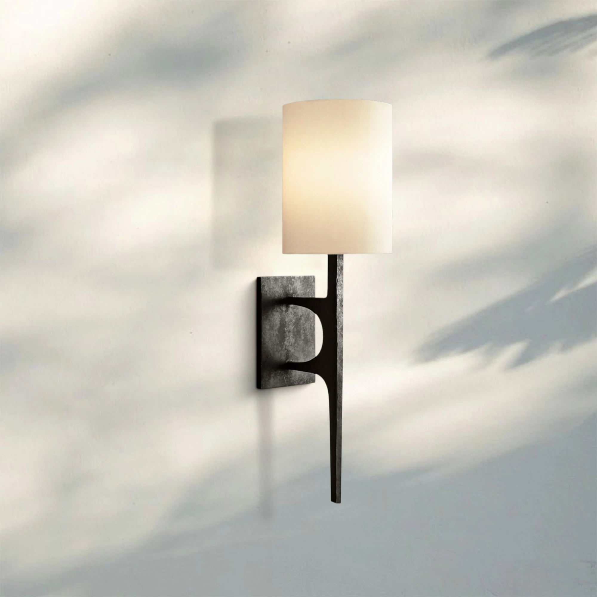 Wrighy Sconce-Hammered Iron-