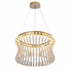 Lennox Glass Round Chandelier 21.6"D - 22" Dia (55 cm)