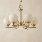 Brass 6-Arm Chandelier Alabaster — D570 — mra-brass-6-arm-chandelier-91064-d570-dark