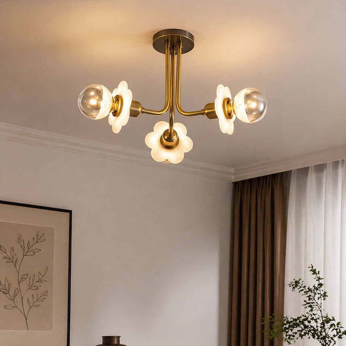 Ceiling 3-orb Alabaster — D560 — mra-ceiling-3-orb-91053-d560-scene-2