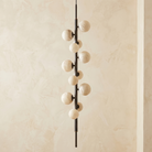 Vertical Orb Cascade Alabaster Pendant Light — D380 — mra-vertical-orb-cascade-91021-d380-dark