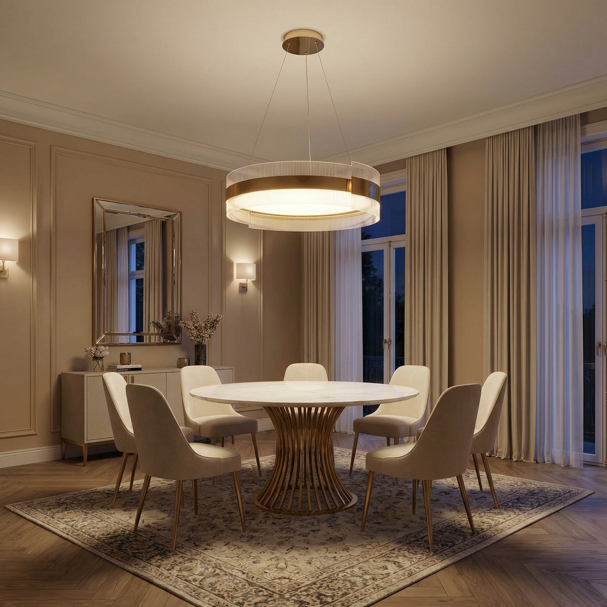Yiosi Series Acrylic Pendant Light - scene-1