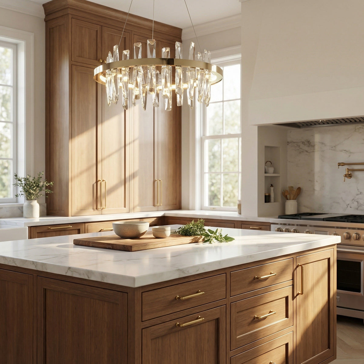 Yiosi Series Crystal Pendant Light Style D - scene-2