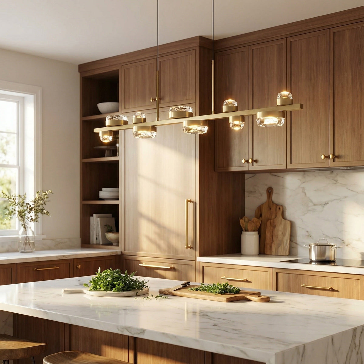 Yiosi Series Crystal Pendant Light Style K - scene-2