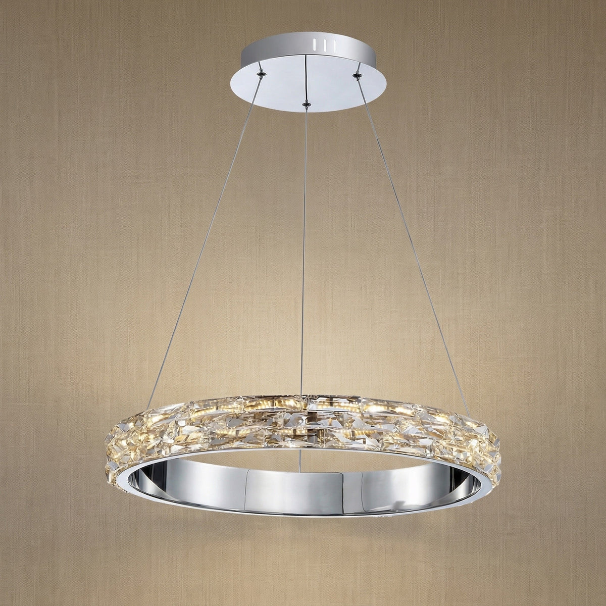 Yiosi Series Crystal Pendant Light Style L - 22" (Dia 560mm)