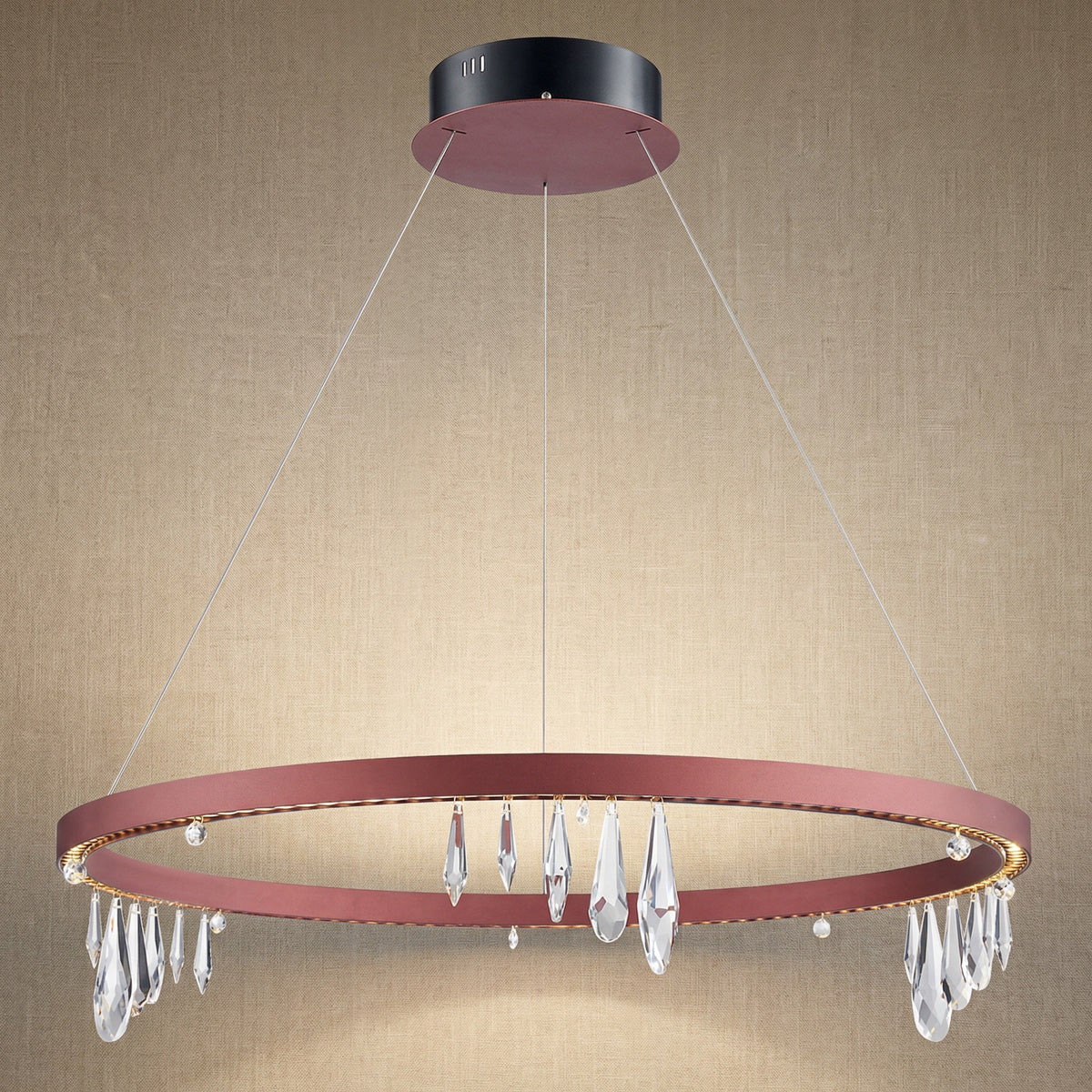 Yiosi Series Crystal Pendant Light Style M - 31" (Dia 800mm)