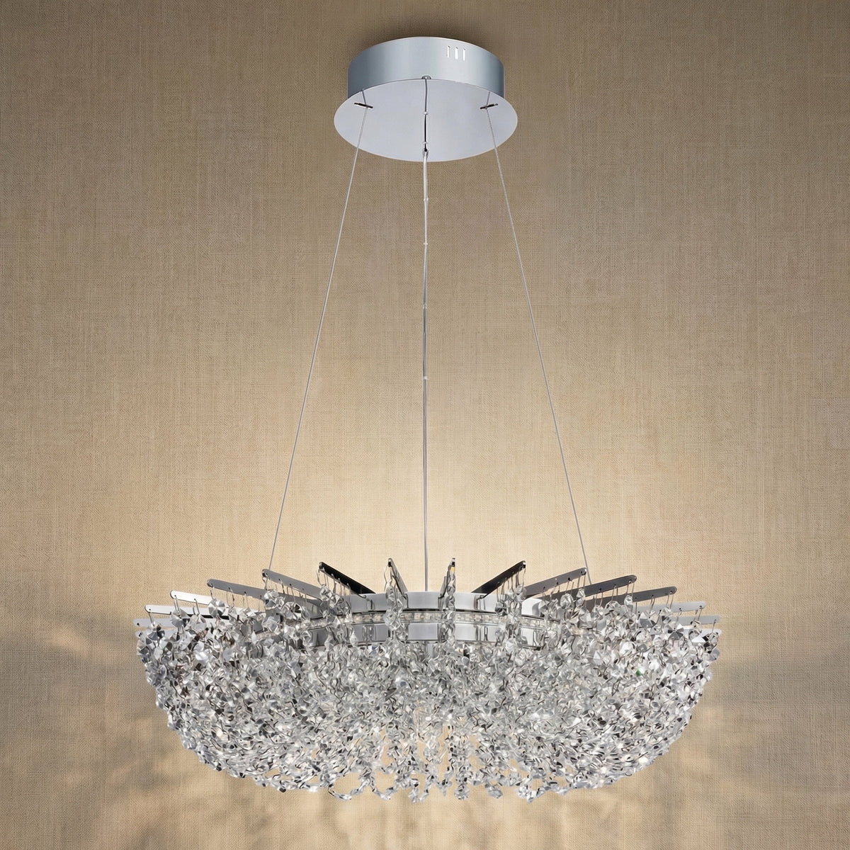 Yiosi Series Crystal Pendant Light Style O - dark
