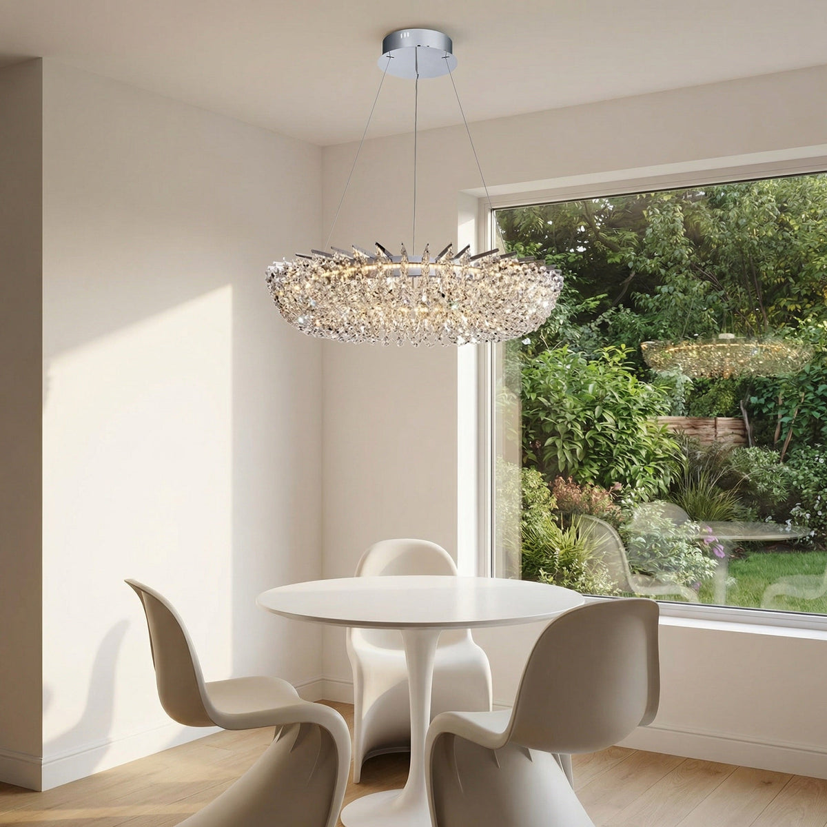 Yiosi Series Crystal Pendant Light Style O - scene-2