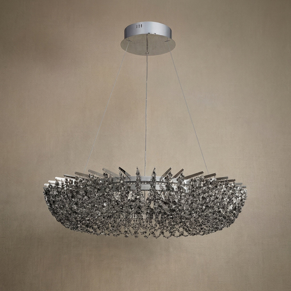 Yiosi Series Crystal Pendant Light Style O - dark