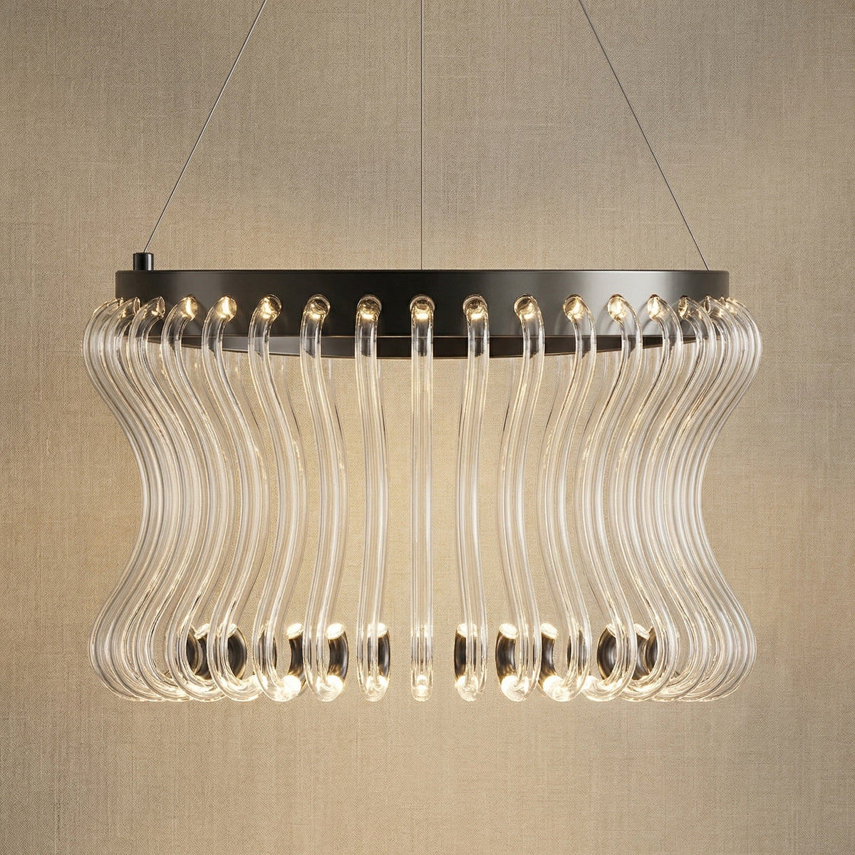 Blush Series Glass D550xH370 - 22" (Dia 550mm)
