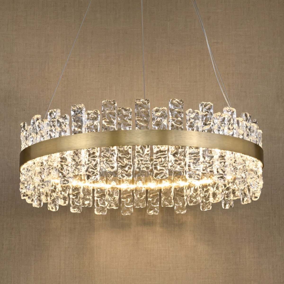 Blush Series Glass Pendant Light Style D - 24" (Dia 600mm)