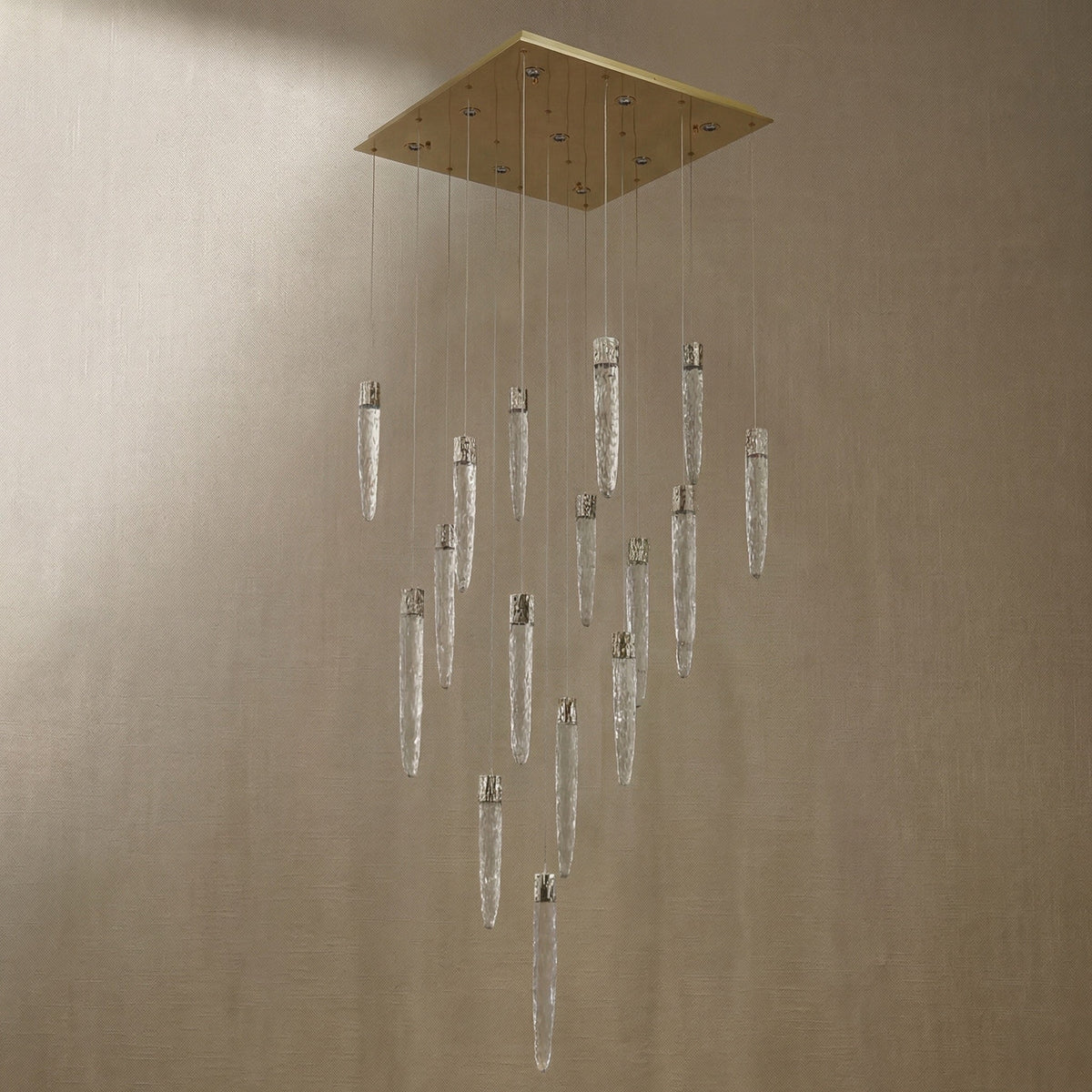 Blush Series Grand Metal Pendant Light - dark