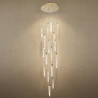 Blush Series Linear Cluster Metal Pendant Light - 24" (Dia 600mm)