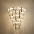 Yiosi Series Linear Glass Pendant Light 45" Style A - 48" (Dia 1220mm)