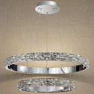Blush Series Nested Crystal Pendant Light Style D - dark