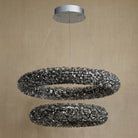 Blush Series Nested Crystal Pendant Light Style F - dark