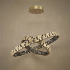 Blush Series Nested Crystal Pendant Light Style H - dark