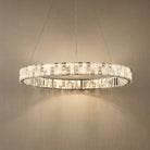 Blush Series Oval Crystal Pendant Light 52" - 30" (Dia 758mm)
