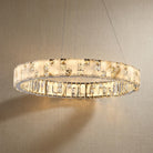 Blush Series Oval Crystal Pendant Light 52" - 37" (Dia 950mm)