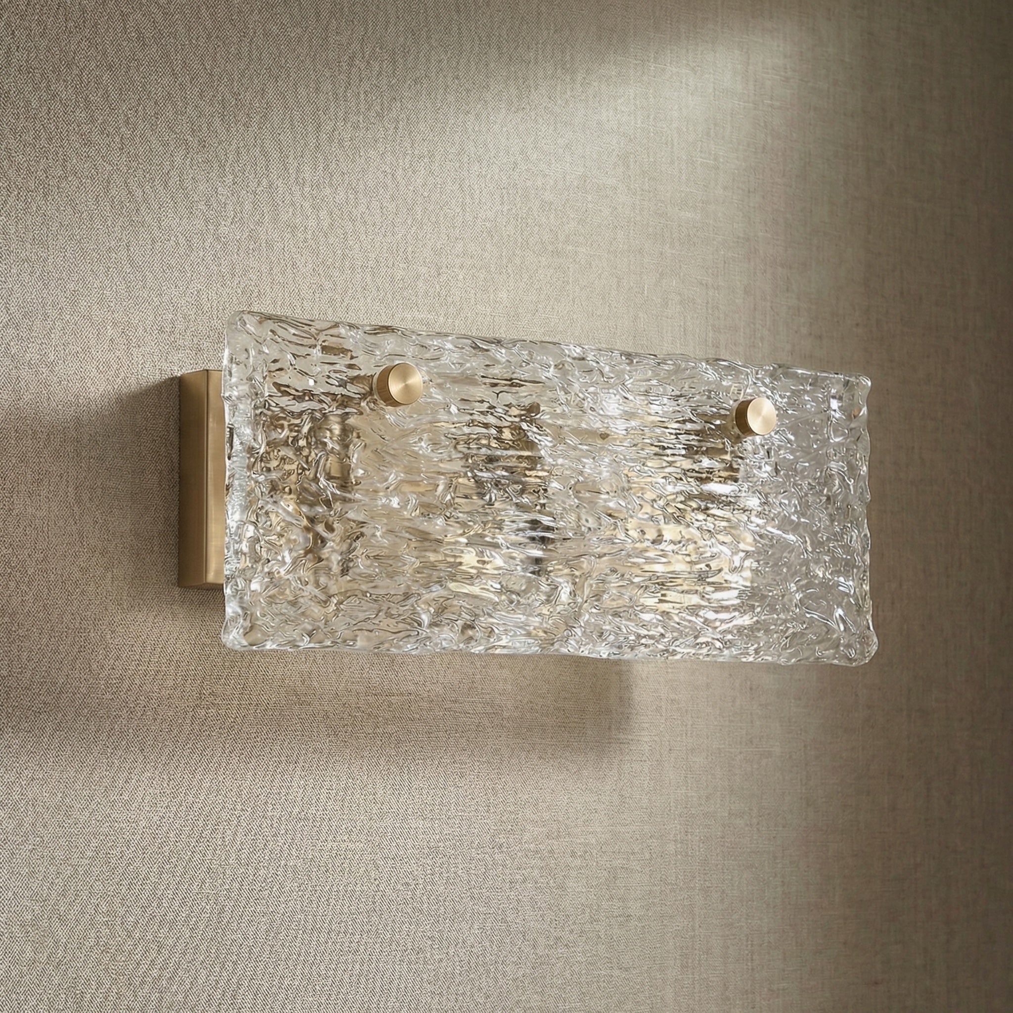 Yiosi Series Triple Glass Wall Sconce 16" - dark