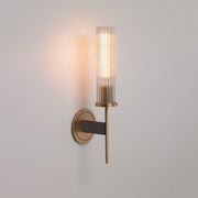 Janet Cylinder Modernist Brass Sconce Lights Wall Sconce J-CHANDELIER Brass  