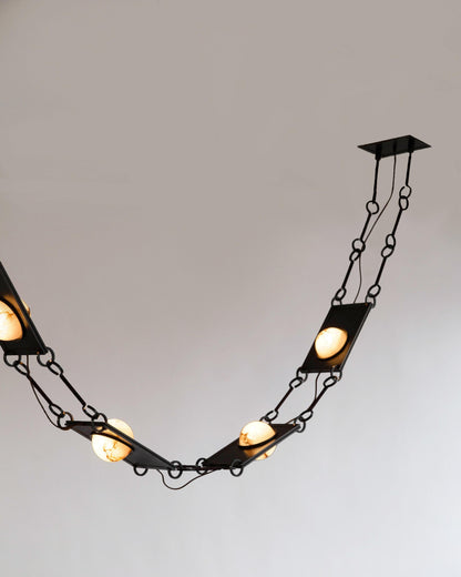 Alabaster Mina Swag Chandelier