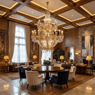 Zaira Opulent Chandelier - ∅ 62.2″ x H 82.7″Brass & ClearBlushlighting