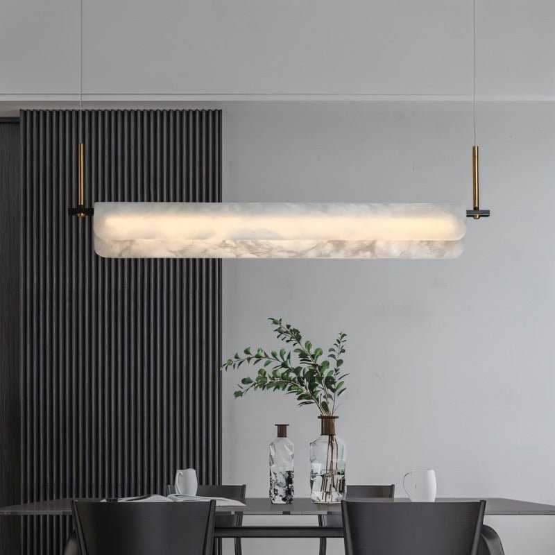 Zazu Alabaster Chandelier - D23.6"(60cm)Trichromatic (No Remote 3000K/4000K/6000K)Blushlighting
