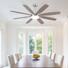 Zephyra Ceiling Fans with Lights 66" - Blushlighting