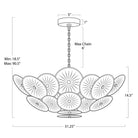 Zinnia Chandelier - Blushlighting