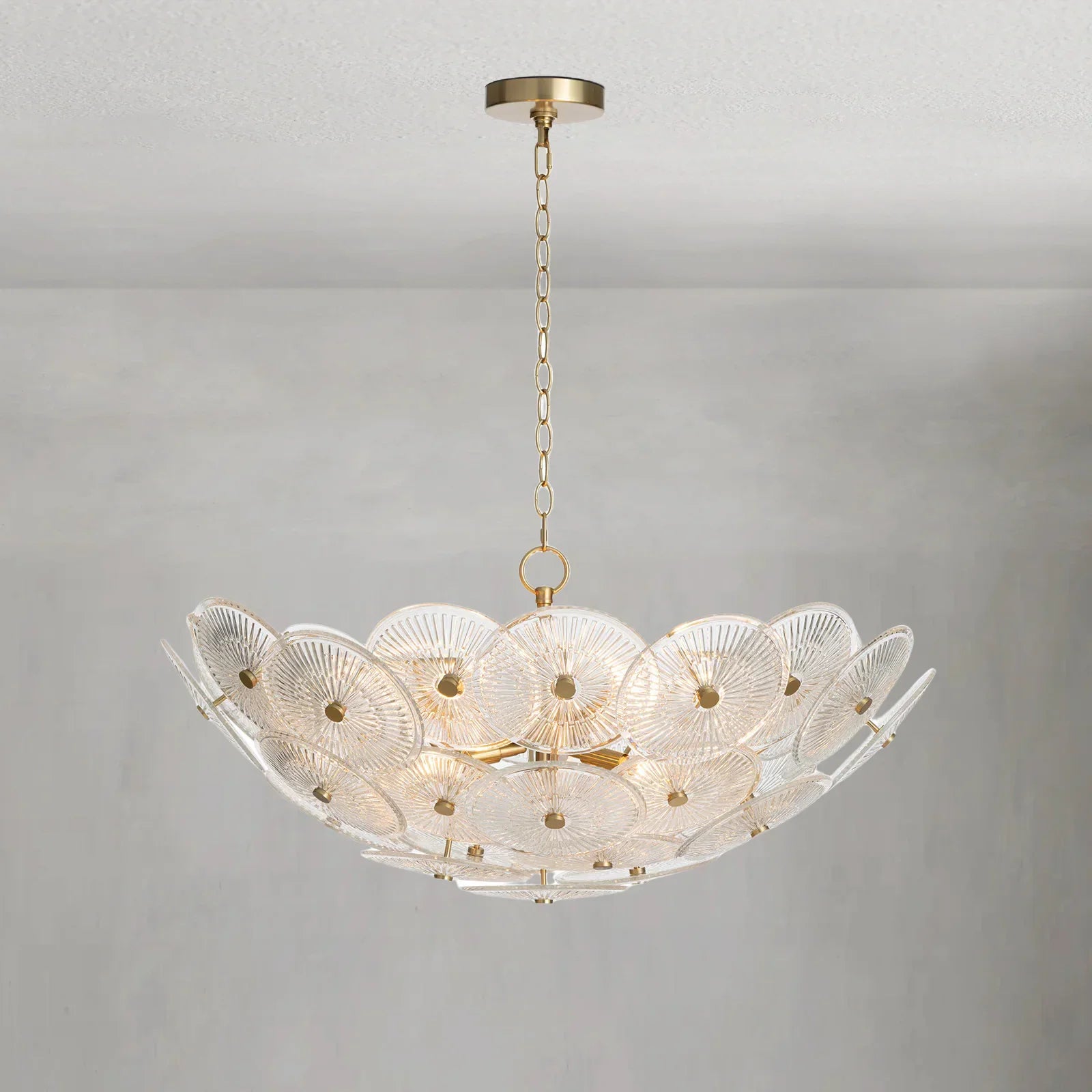 Zinnia Chandelier-Clear-
